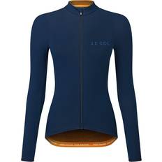 Le Col Womens Hors Categorie Long Sleeve Jersey Navy/Saffron