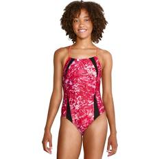 Purple Swimsuits Speedo Women's Standard Swimsuit One Piece ProLT Flipback Printed, Bleach Rose Violet