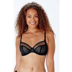 Pretty Polly Delicate Lace Balconette Bra Black