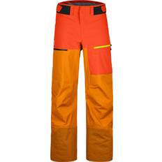 Orange - Skiløb Bukser Ortovox Ravine Shell Pants 3L - Farve Orange