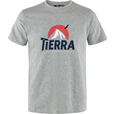 Tierra Kläder Tierra Mens Organic Cotton Everest Tee Grå GREY MELANGE X-large