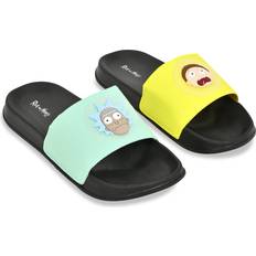 Men - Multicolored Slides Rick and Morty Rick and Morty Mens Slides Officially licensed Rick and Morty Slides Rick Sanchez and Morty Smith