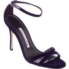 Manolo Blahnik Laced Shoes Manolo Blahnik Paloma Velvet Sandal