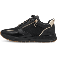 Dam - Guld Sneakers Tamaris Låg Sneaker Kam - Svart