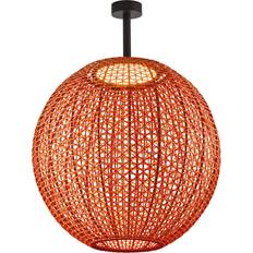 B Faretti Bover Nans Sphere PF/80 Plafoniera da esterno a LED rosso - Marrone grafite Faretto