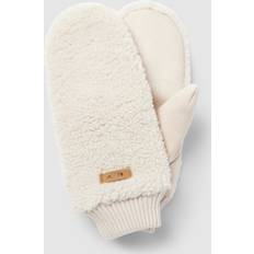 Bianco Guanti e Mitene Barts Damen Handschuhe Teddy Mitts Weiß