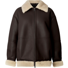 Klær Lexington Pilotjakke Brooke Faux Shearling Coat Brun