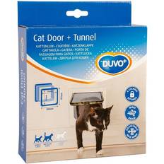 Duvo+ + + DOOR WITH CAT TUNNEL 19x19.7cm