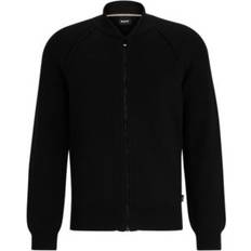 HUGO BOSS Cardigans HUGO BOSS Men's Zip-Up Cardigan Black Black