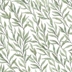 I Love Wallpaper I Love Wallpaper Willow Leaf Wallpaper In Green