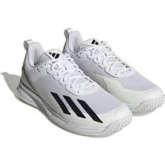 adidas Men's Courtflash Speed Sneaker, White/Core Black/Matte Silver