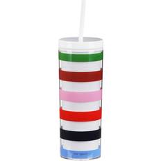 Kate Spade Adventure Stripe Acrylic Straw Tumbler