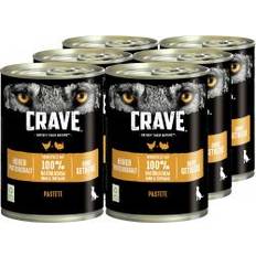 Crave Adult Hundenassfutter Pastete Truthahn & Huhn, 6 6x400g