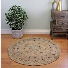 Kasbah Round Jute Woven Rug