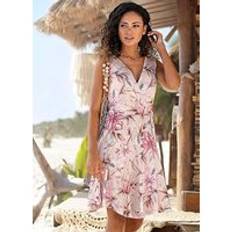s.Oliver Floral Print Dress Pink Floral