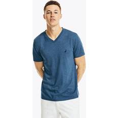 Nautica Men T-shirts Nautica Mens Heathered V-Neck T-Shirt