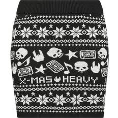 Acryl Röcke EMP Special Collection EMP XMAS Special Collection Knit Skirt Kurzer Rock schwarz S, M, L, XL