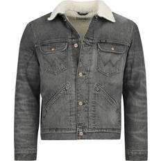 Wrangler Men Outerwear Wrangler Herren 124mj Sherpa Denim Jacket, TROUBLE MAKER