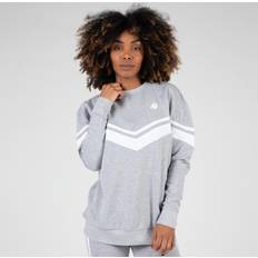 Gorilla Wear Vrouw Truien Gorilla Wear Hailey Oversized Sweatshirt - Grijs Gemeleerd