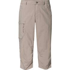 Beige - Wandelen Broeken Vaude Farley Capri II Shorts - Beige