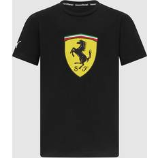 Scuderia Ferrari Kids Shield T-shirt Fuel For Fans F1 - Black