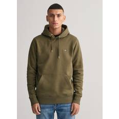 Oversize Jumpers Gant Herren Shield Hoodie - Grün