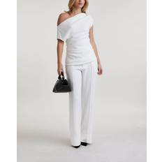 Proenza Schouler Weyes Bootcut Pant - White
