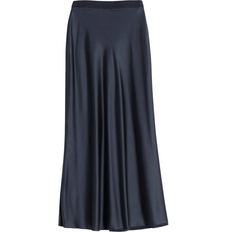 Ahlvar Gallery Hana Satin Silk Skirt - Blue