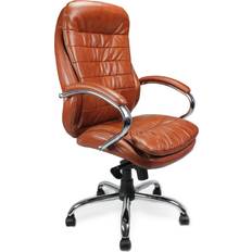 Chrome Furniture Nautilus Ltd. High Back Italian Faced Synchronous Executive