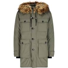 Diesel Men Jackets Diesel Green Hooded Winter Jacket - Tan