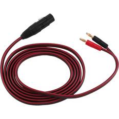 Cables Tlily XLR to Banana Speaker Cable,XLR 3 Pin Female to Dual Banana Cable, Gold-Plated 4mm Plug XLR3 Pro