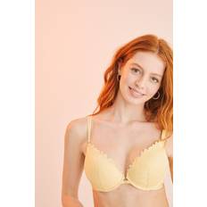 Jaune Soutiens-gorge Women’secret Soutien-Gorge Push-Up Dentelle Guipure