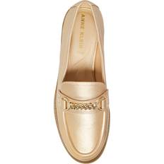 Gold Loafers Anne Klein Gebäck-Loafer für Damen, Helles Gold