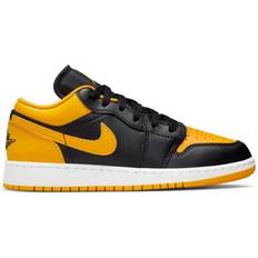 Nike Air Jordan 1 Low GS - Black/White/Yellow Ochre