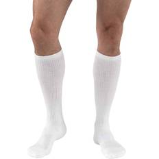 Jobst Athletic 8-15 mmHg Light Support White Large Men and Women's Knee High 110451