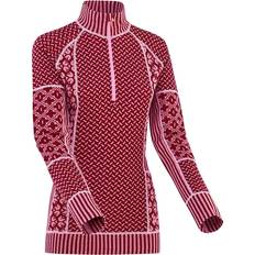 Kari Traa Smekker Half-Zip Fancy - Rojo