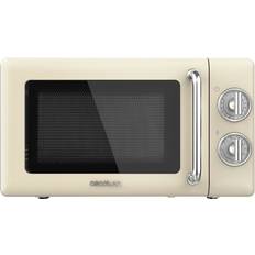 Beige Fours à Micro-ondes Cecotec Micro-ondes Mécanique Avec Grill Proclean 3110 Retro Beige 20 L 700 W en 6 Niveaux Mode Dégivrage Beige