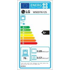 LG Ugnar LG WSED7612S 76L Pyrolytisk Ugn Svart