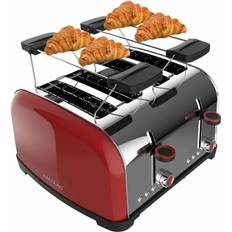 Rostfritt stål Brödrostar på rea Cecotec Vertikal Brödrost Toastin' Time 1500 Double Red 1700W