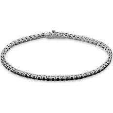 Uomo Bracciali Stroili Bracciale Tennis Silver Elegance Argento Rodiato Cubic Zirconia Bianco