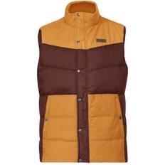 Guld - Herr Västar Bergans Nordmarka Outdoor Down Vest Men Amarone Red/Golden Field