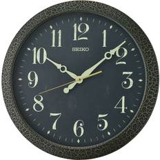 Seiko Clocks Seiko QXA815K Black Plastic Wall Clock