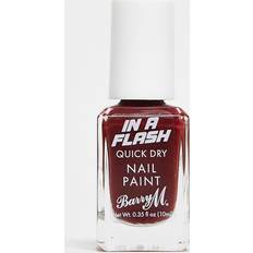 Barry M In A Flash Quick Dry Nail Paint Maroon Motion