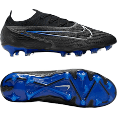 Chrome - Man Shoes Nike Gripknit Phantom GX Elite FG - Black Hyper Royal