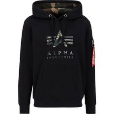 Alpha Industries Unisex Tops Alpha Industries Hoodie Camo TPU schwarz