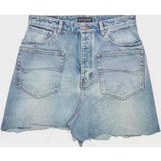 Balenciaga Skirts Balenciaga Organic Cotton Denim Mini Skirt - Blue