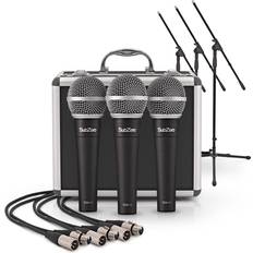 SubZero SubZero SZM-11 Dynamic Microphone 3 with Case, Stands & Cables