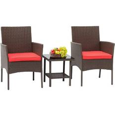 Patio Furniture FDW 3 Piece Bistro Conversation Set