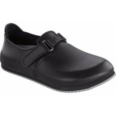 Birkenstock 41 Pantoletten Birkenstock Clog Linz Superlauf, Naturleder, schwarz, schmal, Größe