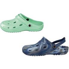 Unisex Dux Clogs - Navy/Iceblue/Grey